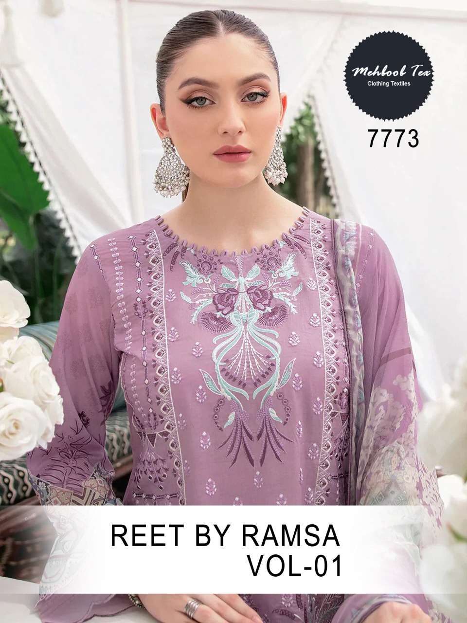 MEHBBOB Tex  REET BY RAMSA  LAWN COLLECTION VOL -1